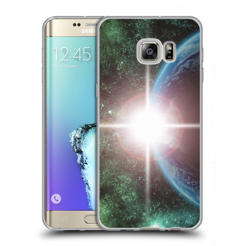 Дизайнерский пластиковый чехол для Samsung Galaxy S6 Edge Plus Вселенная