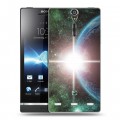 Дизайнерский пластиковый чехол для Sony Xperia S Вселенная