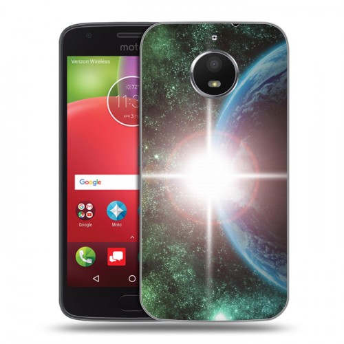Дизайнерский силиконовый чехол для Motorola Moto E4 Plus Вселенная