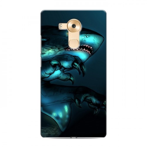 Дизайнерский силиконовый чехол для Huawei Mate 8 Акулы