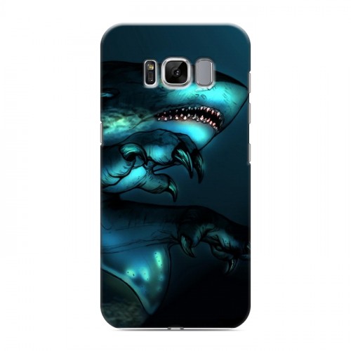 Дизайнерский силиконовый чехол для Samsung Galaxy S8 Акулы