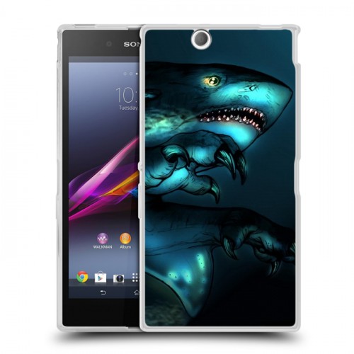 Дизайнерский пластиковый чехол для Sony Xperia Z Ultra  Акулы