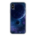 Дизайнерский силиконовый чехол для Iphone x10 Вселенная