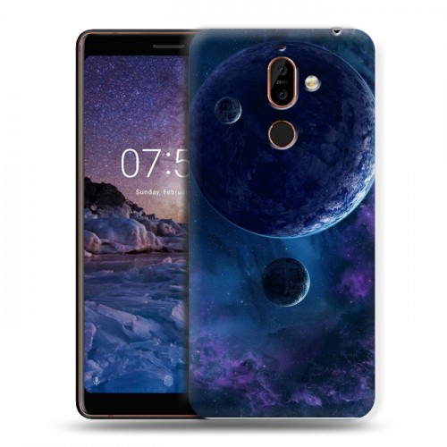 Дизайнерский пластиковый чехол для Nokia 7 Plus Вселенная