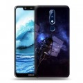 Дизайнерский силиконовый чехол для Nokia 5.1 Plus Вселенная