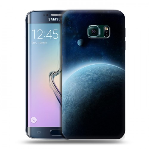 Дизайнерский пластиковый чехол для Samsung Galaxy S6 Edge Вселенная