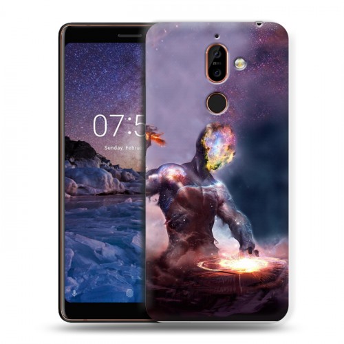 Дизайнерский пластиковый чехол для Nokia 7 Plus Вселенная