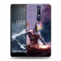 Дизайнерский пластиковый чехол для Nokia 5.1 Вселенная