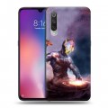 Дизайнерский силиконовый с усиленными углами чехол для Xiaomi Mi9 Вселенная