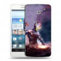 Дизайнерский пластиковый чехол для Huawei Ascend D2 Вселенная