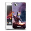 Дизайнерский пластиковый чехол для Sony Xperia L Вселенная