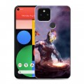 Дизайнерский пластиковый чехол для Google Pixel 5 Вселенная