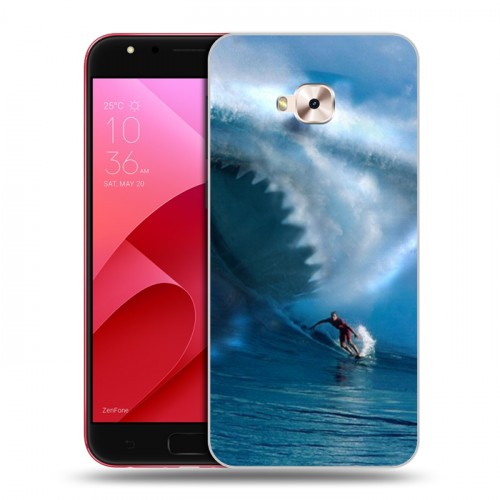 Дизайнерский пластиковый чехол для ASUS ZenFone 4 Selfie Pro Акулы
