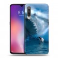 Дизайнерский силиконовый с усиленными углами чехол для Xiaomi Mi9 Акулы