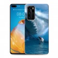 Дизайнерский пластиковый чехол для Huawei P40 Акулы