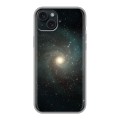 Дизайнерский силиконовый чехол для Iphone 15 Plus Вселенная