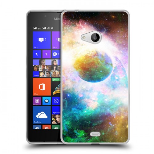 Дизайнерский пластиковый чехол для Microsoft Lumia 540 Вселенная