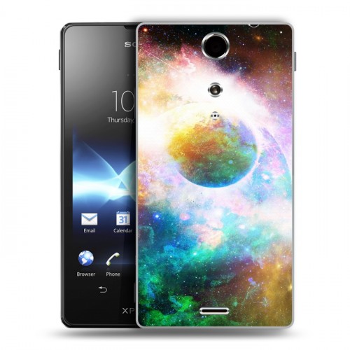 Дизайнерский пластиковый чехол для Sony Xperia TX Вселенная