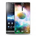 Дизайнерский пластиковый чехол для Sony Xperia S Вселенная