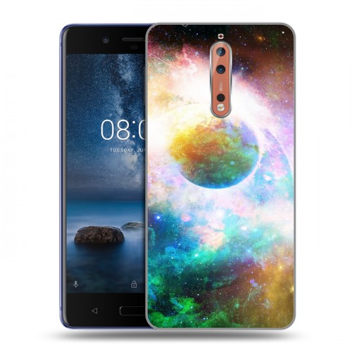 Дизайнерский пластиковый чехол для Nokia 8 Вселенная