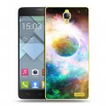 Дизайнерский пластиковый чехол для Alcatel One Touch Idol X Вселенная