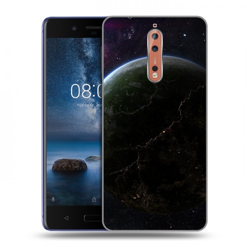 Дизайнерский пластиковый чехол для Nokia 8 Вселенная