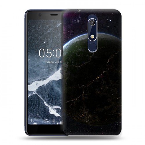 Дизайнерский пластиковый чехол для Nokia 5.1 Вселенная