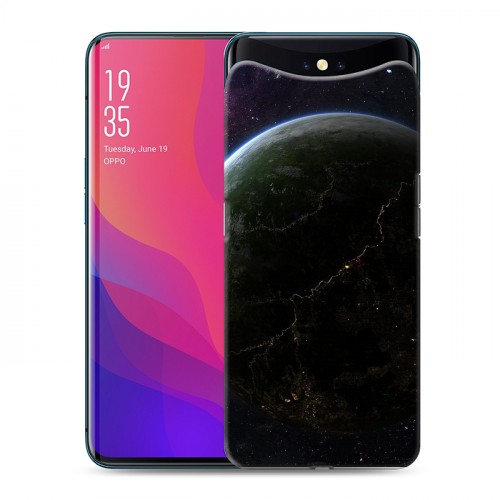 Дизайнерский силиконовый чехол для OPPO Find X Вселенная