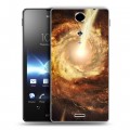 Дизайнерский пластиковый чехол для Sony Xperia TX Галактика