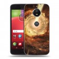 Дизайнерский силиконовый чехол для Motorola Moto E4 Plus Галактика