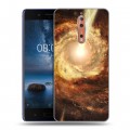 Дизайнерский пластиковый чехол для Nokia 8 Галактика