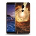 Дизайнерский пластиковый чехол для Nokia 7 Plus Галактика