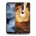 Дизайнерский силиконовый чехол для Nokia 6.1 Plus Галактика