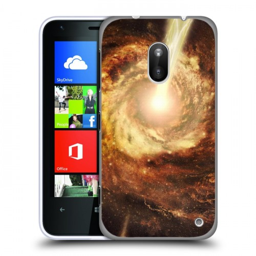 Дизайнерский пластиковый чехол для Nokia Lumia 620 Галактика