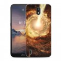 Дизайнерский силиконовый чехол для Nokia 1.3 Галактика