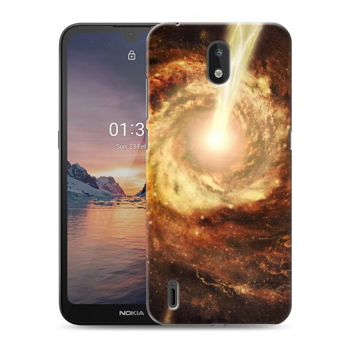 Дизайнерский силиконовый чехол для Nokia 1.3 Галактика