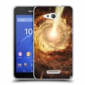 Дизайнерский пластиковый чехол для Sony Xperia E4g Галактика