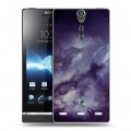 Дизайнерский пластиковый чехол для Sony Xperia S Галактика