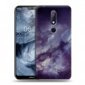 Дизайнерский пластиковый чехол для Nokia 6.1 Plus Галактика