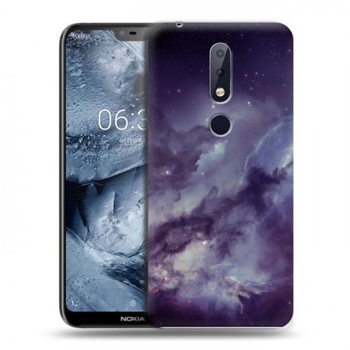 Дизайнерский пластиковый чехол для Nokia 6.1 Plus Галактика