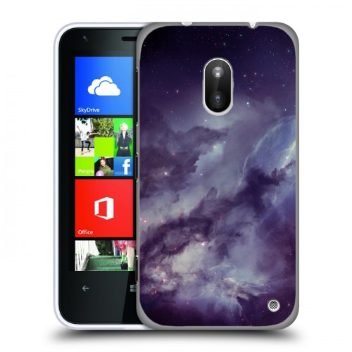 Дизайнерский пластиковый чехол для Nokia Lumia 620 Галактика