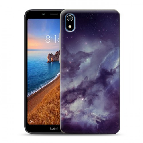 Дизайнерский силиконовый чехол для Xiaomi RedMi 7A Галактика