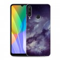 Дизайнерский пластиковый чехол для Huawei Y6p Галактика