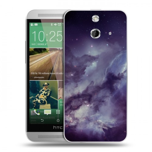 Дизайнерский пластиковый чехол для HTC One E8 Галактика