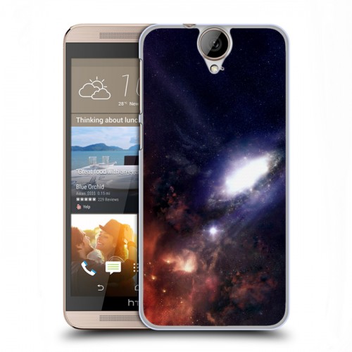 Дизайнерский пластиковый чехол для HTC One E9+ Галактика