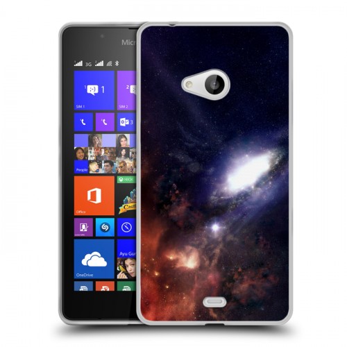 Дизайнерский пластиковый чехол для Microsoft Lumia 540 Галактика