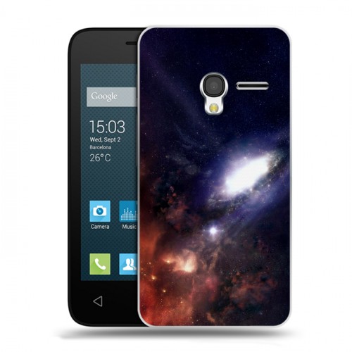 Дизайнерский пластиковый чехол для Alcatel One Touch Pixi 3 (4.5) Галактика