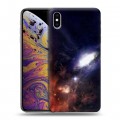 Дизайнерский силиконовый чехол для Iphone Xs Max Галактика