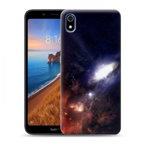 Дизайнерский силиконовый чехол для Xiaomi RedMi 7A Галактика