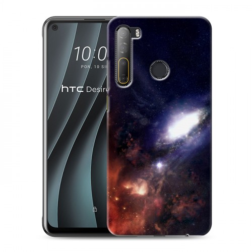 Дизайнерский силиконовый чехол для HTC Desire 20 Pro Галактика